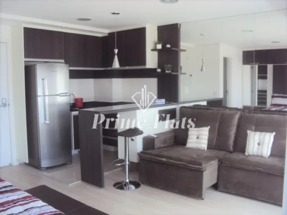 Imagem Flat disponível para locação no Condomínio Add Nova Berrini, com 33m², 1 dormitório e 1 vaga
