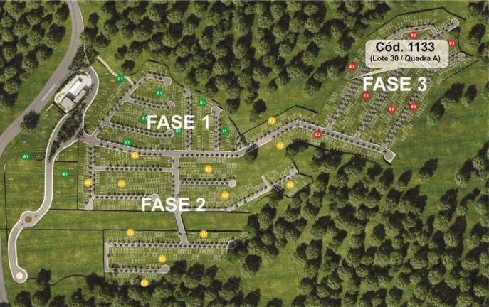 Imagem Terra Nobre - Lote 129,69 m² - (L.30/Q.A/Fase 3) Km 37,6 Rap. Tavares