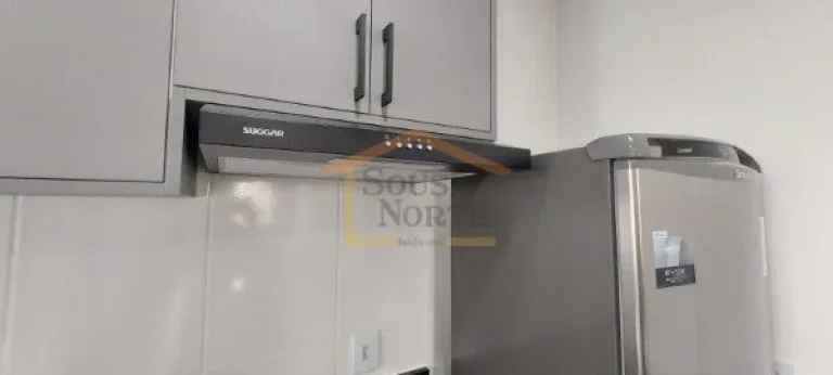 Imagem Apartamento mobiliado, 2º andar, com elevador. Possui 1 dormitório, sala, cozinha e banheiro. Imó...