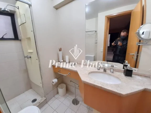 Imagem Flat disponível para locação no Transamerica Executive Jardins, com 32m², 1 dormitório e 1 vaga