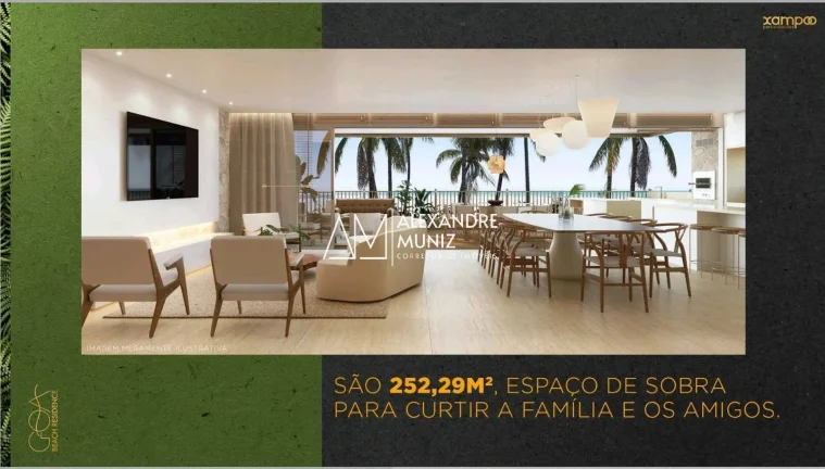 Imagem Goa Beach Residence, apartamentos no Porto das Dunas, Aquira-CE.