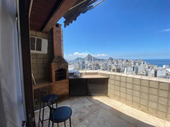 Imagem Cobertura duplex vista mar com varanda Leblon o por do sol ️ mais lindo