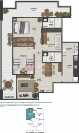 Imagem Apartamento com 2 dormitórios à venda, Braga - Cabo Frio/RJ