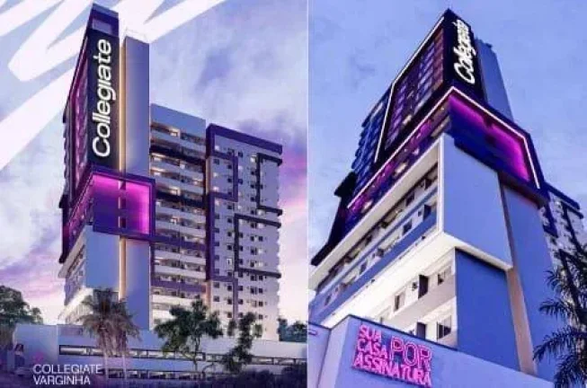 Studio à venda, no Collegiate Varginha/MG, em Varginha, Santa Luiza, com 1 quarto, 22,74m2