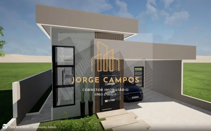 Imagem CA-25248 - CASA NOVA 3 DORM NO CONDOMÍNIO VEREDAS DOS CAMPOS EM SJCAMPOS SP