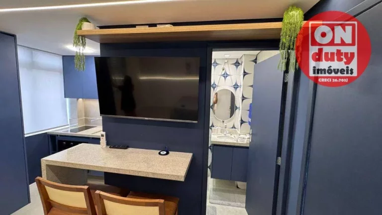 Imagem Kitnet à venda, 30 m² por R$ 514.000,00 - José Menino - Santos/SP