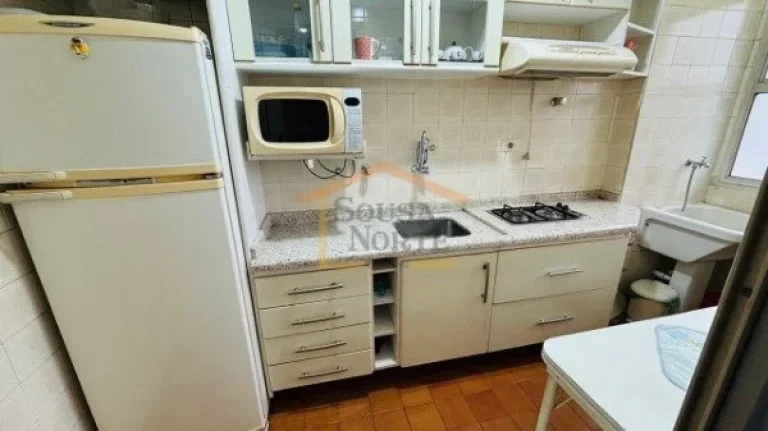 Imagem Apartamento com 36 m², 1 dormitório, 1 banheiro, sacada, possui armários planejados no dormitóri...