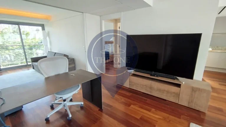 Imagem Apartamento para locação na Vila Madalena, São Paulo-SP: 2 quartos, 1 suíte, 2 salas, 3 banheiros, 1 vaga, 132m².
