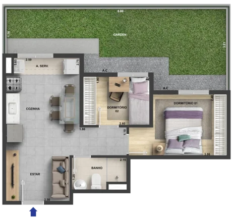 Imagem APARTAMENTO RESIDENCIAL em Rio de Janeiro - RJ, Taquara
