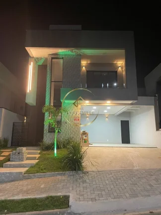 Imagem Casa Sobrado, 3 Dormitórios ( 1 suíte), piscina, 4 vagas, Cond. Malibu.