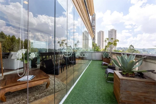 Imagem Maravilhoso apartamento, luxuoso, requintado, tipo GARDEN com vista incrível, hall de entrada, elev...