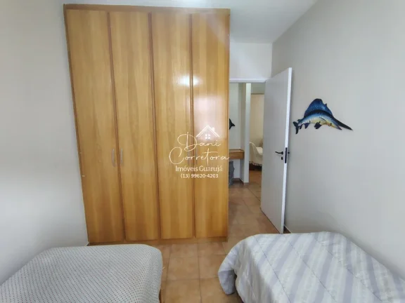 Imagem Apartamento à venda em Guarujá-SP, Morro do Maluf: 3 quartos, 1 suíte, 2 salas, 3 banheiros, 2 vagas de garagem, 126m².