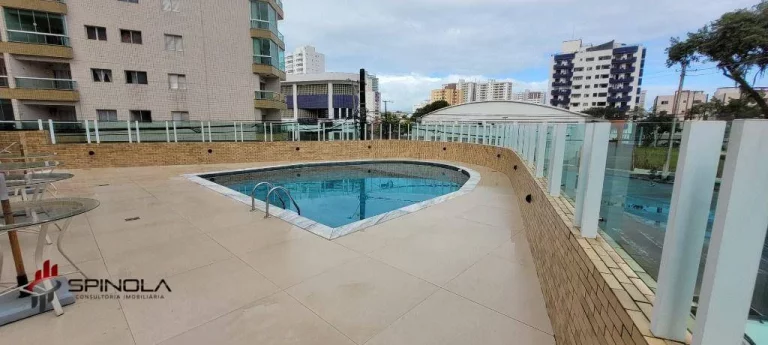 Imagem Apartamento com 1 dormitório à venda, 53 m² por R$ 340.000,00 - Vila Caiçara - Praia Grande/SP