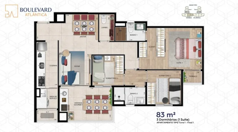 Imagem Apartamento para Venda em Santo André / SP no bairro Vila Valparaíso