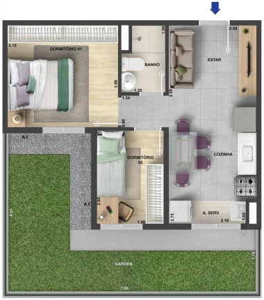 Imagem APARTAMENTO RESIDENCIAL em Rio de Janeiro - RJ, Taquara