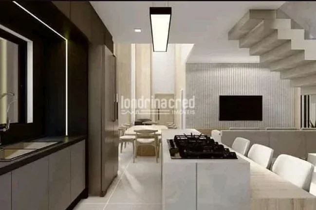 Imagem Casa à venda 3 Quartos, 3 Suites, 4 Vagas, 186M², Parque Tauá, Londrina - PR | CONDOMÍNIO ARANGUÁ