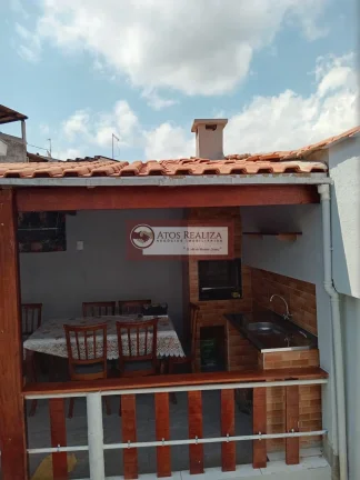 Imagem Super oportunidade para você no Jardim Cidália. Vendo SUPER sobrado com EDÍCULA no Jardim Cidália, Área total 129m², A casa Principal tem 2 Dormitório de 13m² cada, 2 banheiros, sala Grande, Cozinha com muitos espaços, Área de Serviço, Área Goumet com chu
