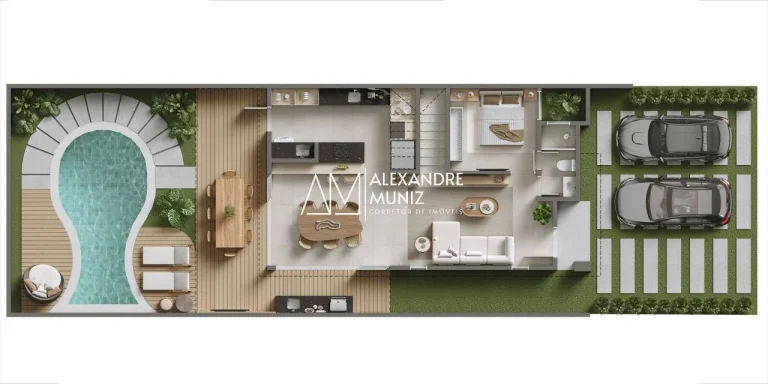 Imagem Condomínio Le Blanc Boulevard, casas à venda no Eusébio. 4 suítes.