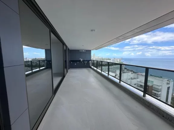 Imagem A 5ª Avenida Imóveis selecionou essa exclusiva unidade de Repasse, no Morro Ipiranga Residence: 4 suítes, andar altíssimo, melhor prumada vista mar