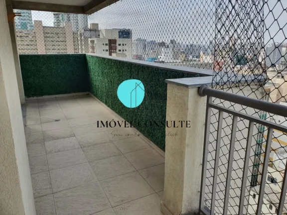 Imagem Cobertura com varanda para locação com 2 quartos em Consolação - São Paulo