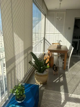 Imagem Apto 2 Dorm., sendo 2 suítes, Lavabo, 4 banheiros 2 vagas excelentes demarcadas,