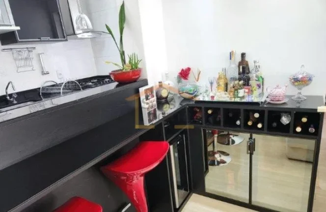 Imagem Apartamento de 61 m², em andar alto, com 2 dormitórios, sendo 1 suíte, sala para dois ambientes c...