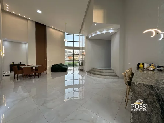 Imagem Casa Linear com 4 Suítes e Amplo Quintal no Condomínio Riviera Park
