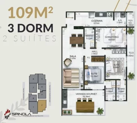 Imagem Apartamento com 2 dormitórios à venda, 97 m² por R$ 523.000,00 - Vila Caiçara - Praia Grande/SP