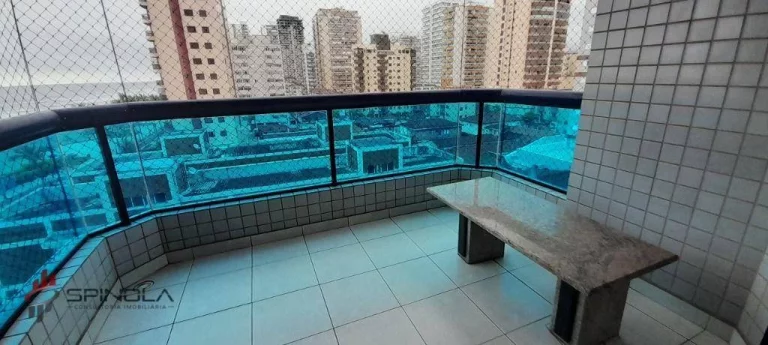 Imagem Apartamento com 3 dormitórios à venda, 117 m² por R$ 550.000,00 - Vila Caiçara - Praia Grande/SP