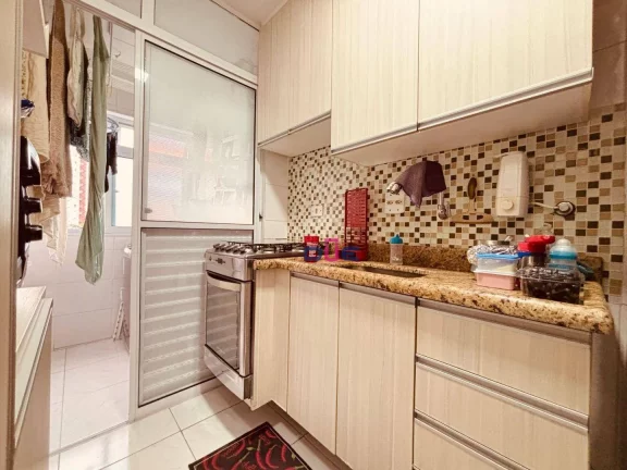 Imagem Apartamento com 2 dormitórios à venda, 54 m² por R$ 318.000 - Morro Nova Cintra - Santos/SP