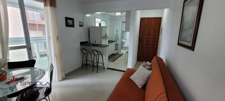 Imagem Apartamento com 1 dormitório à venda, 55 m² por R$ 395.000,00 - Balneário Flórida - Praia Grande/SP