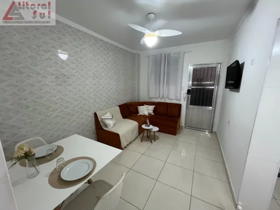 Imagem Apartamento à venda na Guilhermina, Praia Grande-SP: 1 quarto, 1 sala, 1 banheiro, 1 vaga de garagem, 47m² de área!