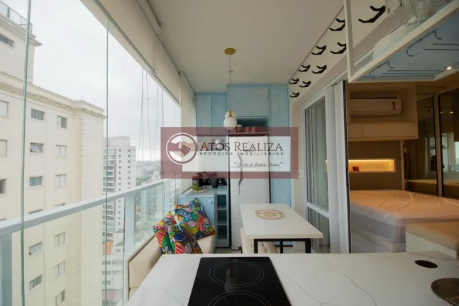 Imagem Studio de Alto Padrão à Venda em Campo Belo, Bairro Nobre de SP | 42m², 1 Dorm, 1 Banheiro. PRÓXIMO AO SHOPPING IBIRAPUARA Confira!