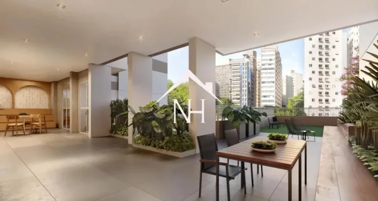 Imagem studio de 25m com dormitório e terraço,Churrasqueira,Cinema,Piscina,Salão de festas,Redário,Terraço,coworking Bicicletário,Coworking,fitnss,lavanderia