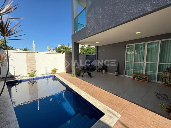 Imagem Casa Alto Padrão - 4 Quartos - 3 Suítes - 225 m² - Ponta de Campina, Cabedelo/PB