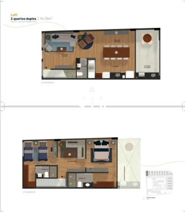 Imagem The View Águas Claras 2 Quartos 2 Suítes 1 Vaga 114m² Varanda Piscina Academia