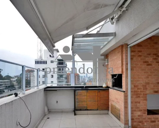 Imagem Linda Cobertura duplex com 245m² em rua tranquila do Alto de Pinheiros.