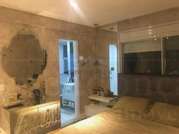Imagem Apartamento fino acabamento, todo decorado, repleto de armários, com terraço gourmet, amplo e com ...
