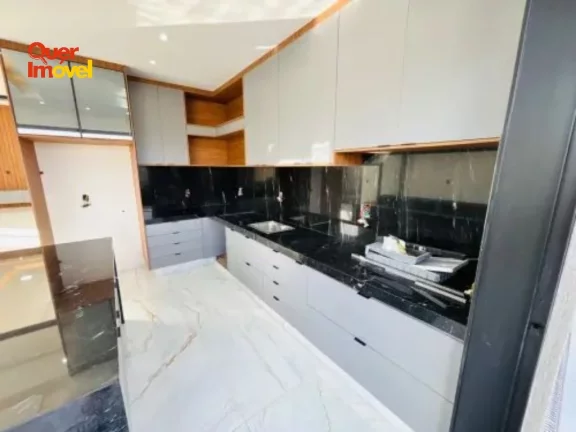 Imagem Luxuosa casa em condomínio à venda em Ribeirão Preto-SP, Residencial Alto do Castelo, 3 quartos, 3 suítes, 3 salas, 5 banheiros, 4 vagas, 225m².