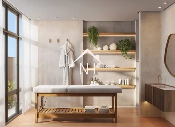 Imagem Studio de 35m c/ dormitório e terraço, piscina, solarium, churrasqueira gourmet, fitness, salão de festas, coworking, espaço delivery, bicicletário