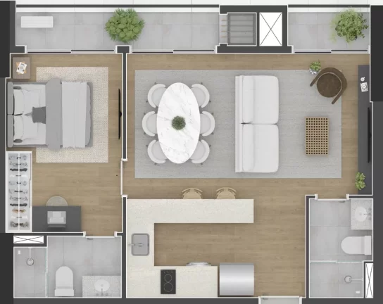Imagem Aya Amintas - Residencial - Apartamento à venda no bairro Centro - Curitiba/PR
