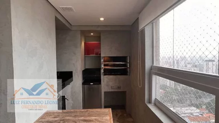 Imagem Apartamento à Venda, 3 dormitórios com 1 suíte, varanda gourmet, 3 vagas. - Brooklin Paulista