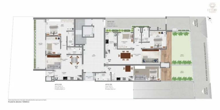 Imagem Apartamento á venda com 2 dormitórios na Praia da Cal em Torres/RS