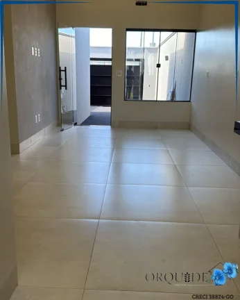 Imagem Casa à venda em Rio Verde-GO, Residencial Portal dos Ipês: 3 quartos, 1 suíte, 1 sala, 2 vagas de garagem, 150m².