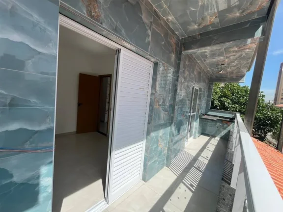 Imagem Maravilhoso Sobrado em Condomínio na Aviação - Praia Grande, 2 Quartos