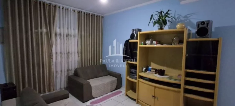 Imagem Sobrado de 3 Quartos, sendo 1 Suíte, 2 Vagas, Financia, Sóton, Área de Lazer com Churrasqueira no Jardim Mauá-SP