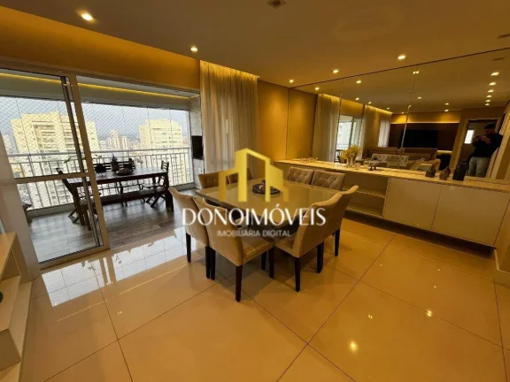 Imagem Apto venda 3 dorm, vista piscina, andar alto, 123m Cond Domo Life SBC SP