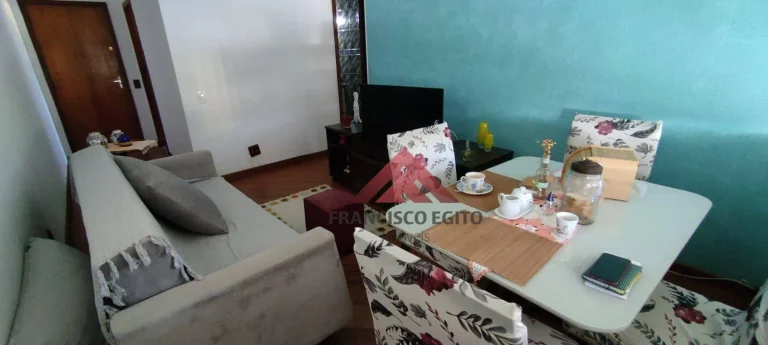 Imagem excelente apartamento com 2 quartos, dependências completas e vaga de garagem na Alameda São Boaventura