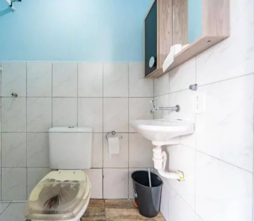 Imagem Casa com 1 dormitório para alugar, 60 m² por R$ 800/mês - Vila Palmares - Santo André/SP