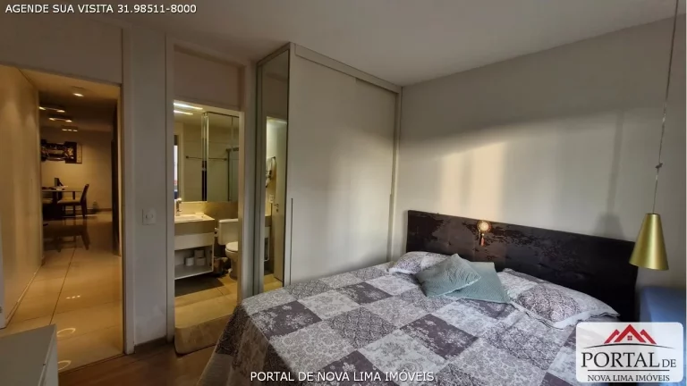 Imagem Apartamento de 3 quartos, sendo 1 suíte, 2 salas, varanda gourmet, 2 vagas de garagem, apartamento com 85 m2 de área. Este imóvel conta com um projeto